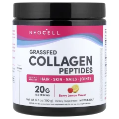 Супер колаген тип 1 і 3 (Super Collagen) 190 г зі смаком ягоди-лимон