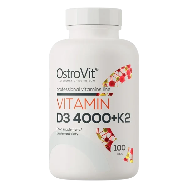 Витамин D3 Ostrovit 4000+K2 Vitamin D3 4000+K2 100 таблеток