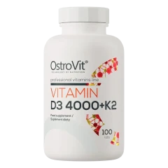 Вітамін D3 Ostrovit 4000+K2 Vitamin D3 4000+K2 100 таблеток