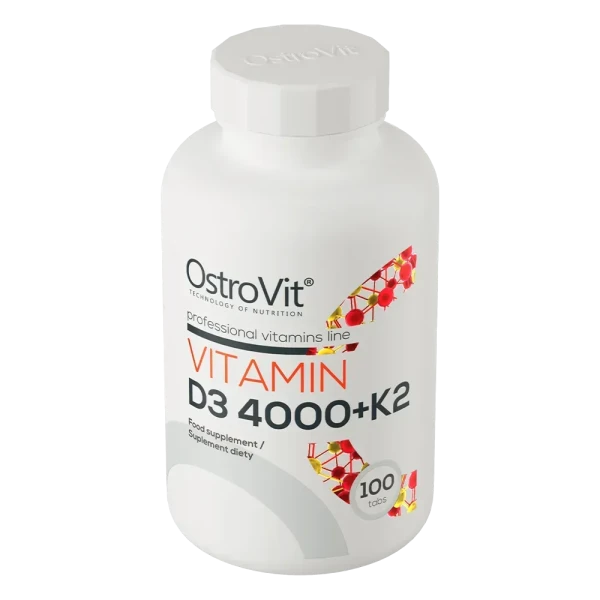 Витамин D3 Ostrovit 4000+K2 Vitamin D3 4000+K2 100 таблеток