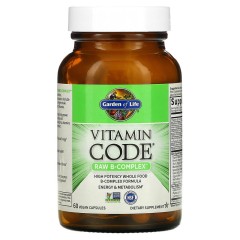RAW B-комплекс Garden of Life (Vitamin Code) 60 веганских капсул