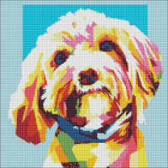 Алмазна мозаїка/вишивка Маленький улюбленець 40x40 Ideyka