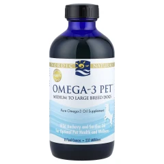 Nordic Naturals, Omega-3 Pet™, для собак середніх і великих порід, 237 мл