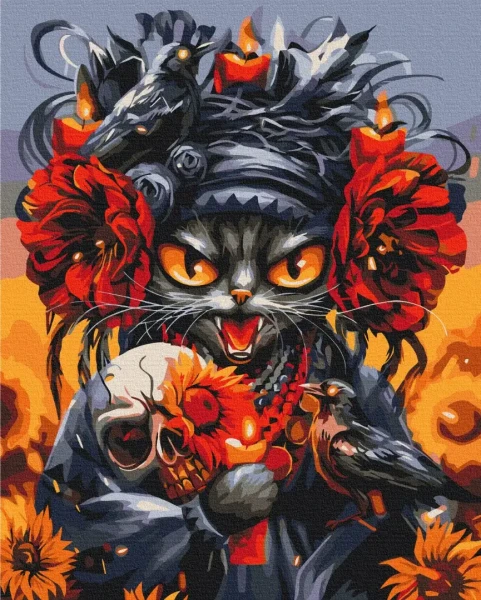 Картина за номерами Киця Помста © Маріанна Пащук  Brushme 48x60