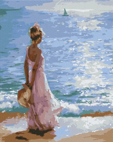 Картина за номерами Маленька Асоль  Brushme 48x60