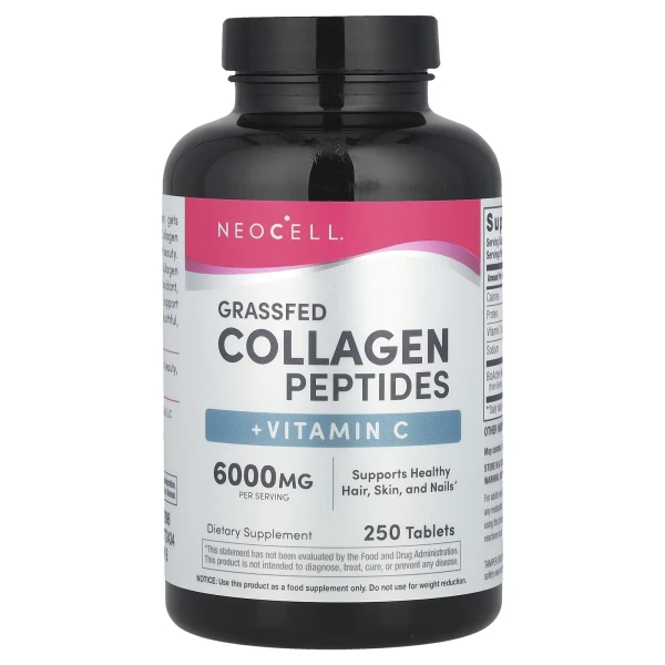 Супер Колаген тип 1 та 3 з вітаміном C (Super Collagen+C) 250 таблеток
