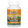 Цинк для дітей Nature's Plus (Kid Zinc Animal Parade) 90 льодяників зі смаком мандарину