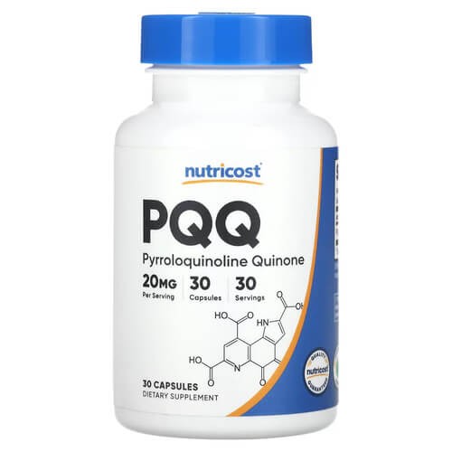 Пиролохинлинхион 20 мг Nutricost (PQQ) 30 капсул