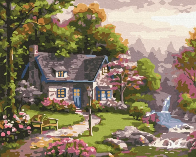 Картина за номерами Казковий ліс  Brushme 48x60