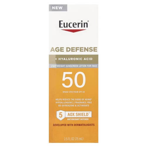 Сонцезахисний лосьйон для обличчя Eucerin (Lightweight Sunscreen Lotion For Face SPF 50) 75 мл