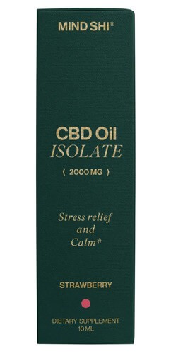 CBD изолят 2000 мг Mind Shi (CBD Oil Isolate) 10 мл со вкусом апельсина