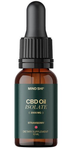 CBD изолят 2000 мг Mind Shi (CBD Oil Isolate) 10 мл со вкусом апельсина
