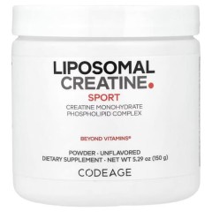 Креатин ліпосомальний Codeage (Sport Liposomal Creatine Powder) 150 г