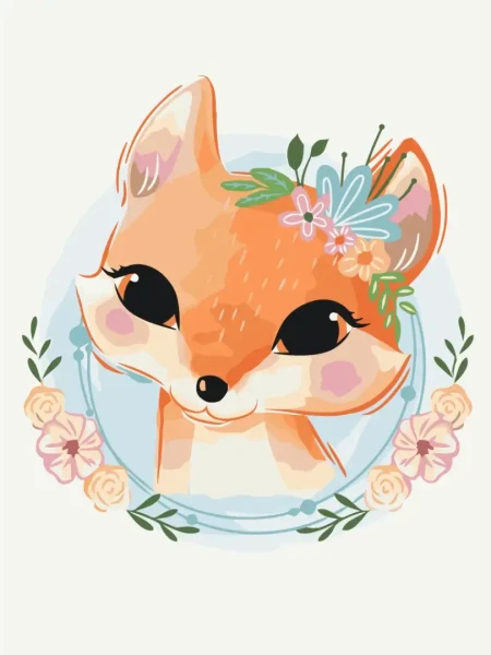 Картина по номерам Лисичка сестричка Brushme 30x40