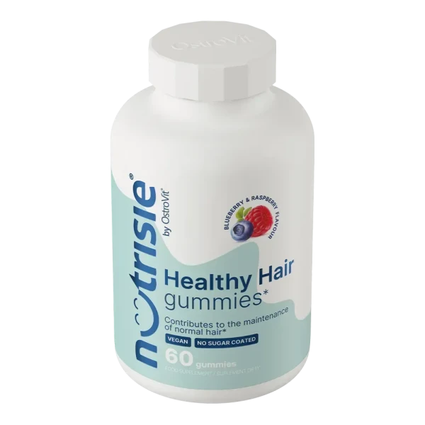 Nutrisie® Healthy Hair Ostrovit 60 жевательных конфет со вкусом черники и малины
