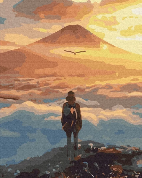 Картина по номерам Райский вид 40x50 Brushme