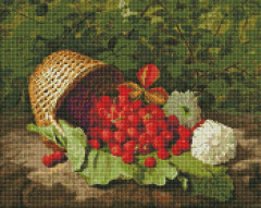 Алмазна мозаїка/вишивка Кошик з полуницею 40x50 Ideyka