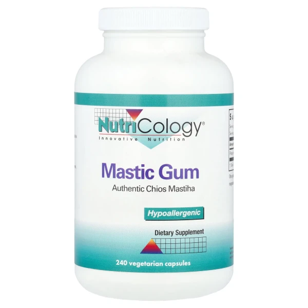 Nutricology, Mastic Gum, Chios Gum Mastic, 240 Vegetarian Capsules