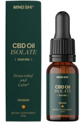 CBD ізолят 3000 мг Mind Shi (CBD Oil Isolate) 10 мл зі смаком апельсина