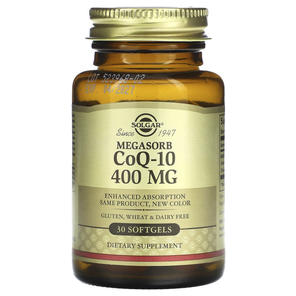 Коэнзим CoQ10 Solgar (CoQ10) 400 мг 30 капсул