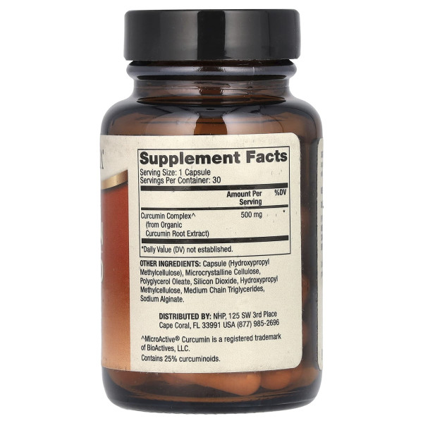 Усовершенствованный куркумин Dr. Mercola (Curcumin Advanced) 500 мг 30 капсул