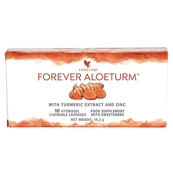 Форевер Алоє Куркума Forever Living Products (Forever AloeTurm) 10 льодяників зі смаком м'яти