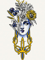 Картина по номерам Герб Украины 30x40 см Art Craft