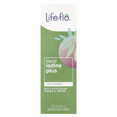 Рідкий йод плюс із йодидом калію Life-flo (Liquid Iodine Plus) 59 мл без ароматизаторів