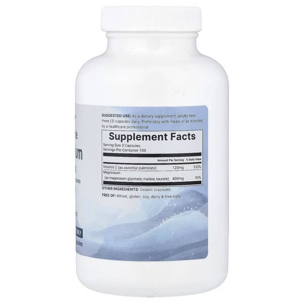 Комплекс магнію потрійний Micro Ingredients (Triple Magnesium Complex) 300 капсул