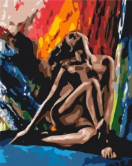 Преміум картина за номерами Оголена пристрасть Brushme 40x50