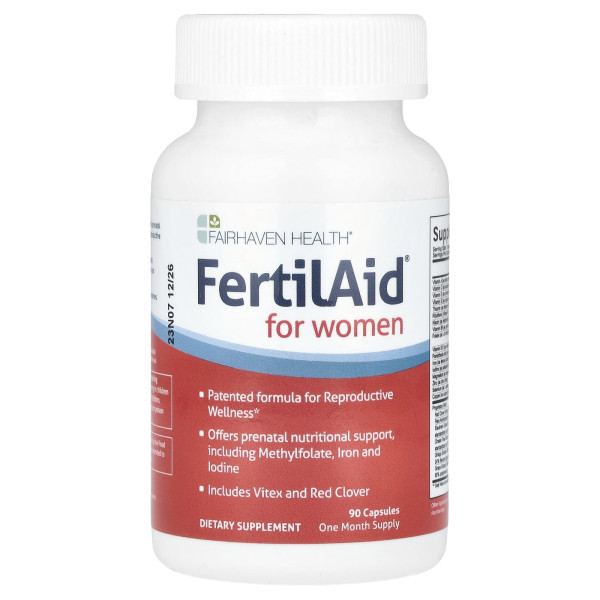 Вітаміни для зачаття Fairhaven Health (FertilAid for Women) 90 капсул