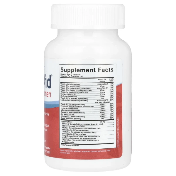 Вітаміни для зачаття Fairhaven Health (FertilAid for Women) 90 капсул