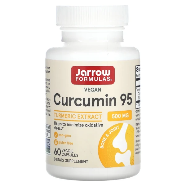 Куркумін Jarrow Formulas (Curcumin) 500 мг 60 капсул