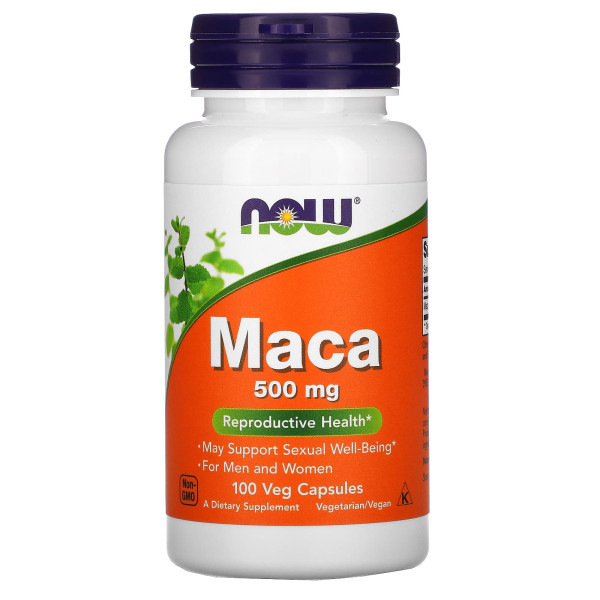 Мака Now Foods (Maca) 500 мг 100 капсул