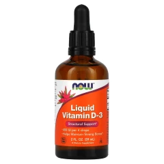 Жидкий витамин D3 Now Foods (Vitamin Liquid D3) 400 МЕ 60 мл