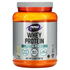 Сироватковий протеїн Now Foods (Whey Protein) 907 г зі смаком кремової ванілі