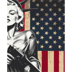 Картина за номерами Американська Монро 40x50 см Art Craft