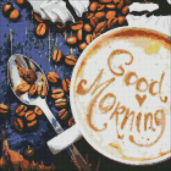 Алмазна мозаїка Натюрморт Good Morning 40x40 Ideyka