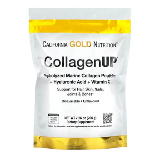 Гидролизированный морской коллаген 5000 мг California Gold Nutrition (CollagenUP) 206 г 40 порций