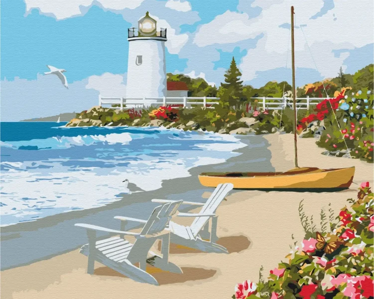 Картина за номерами Маяк  Brushme 40x50