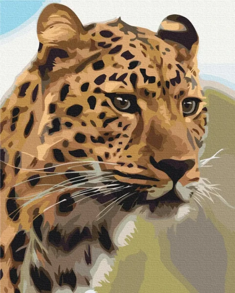 Картина за номерами Плямистий леопард  Brushme 40x50