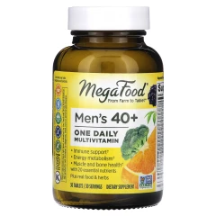 MegaFood, мультивітаміни для чоловіків віком від 40 років на день, 30 таблеток