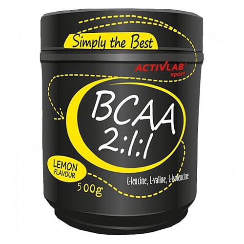 BCAA 2:1:1 ActiVlab sport (Simply The Best BCAA) 500 грам зі смаком лимона