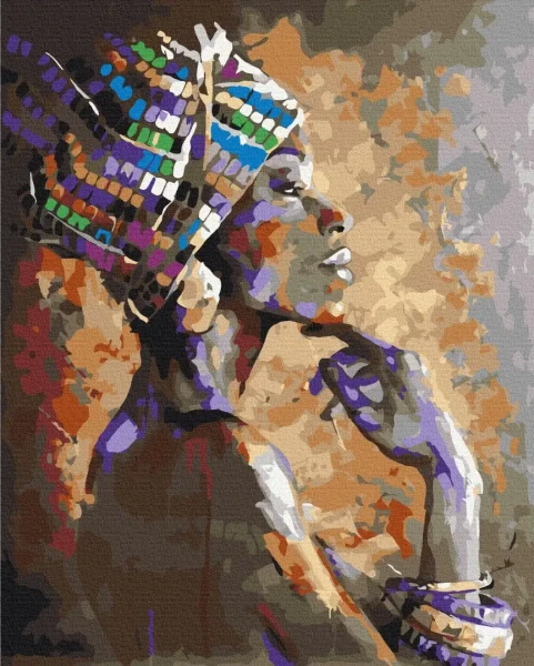 Преміум картина за номерами Відьма Brushme 40x50
