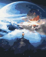 Картина за номерами Космічний мандрівник  Brushme 48x60