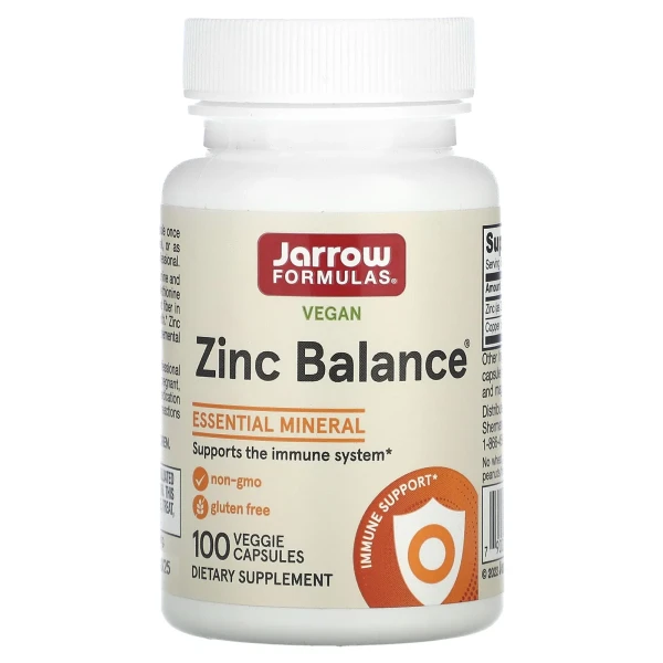 Цинк и Медь Jarrow Formulas (Zinc Balance) 100 капсул