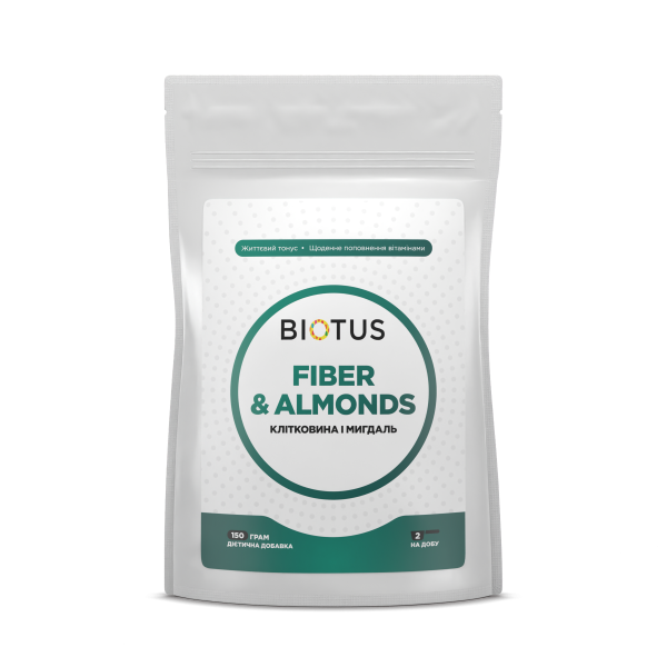 Клітковина і мигдаль Biotus (Fiber & Almonds) 150 г