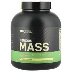 Optimum Nutrition, Serious Mass™, ваніль, 2,72 кг (6 фунтів)