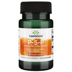 Піридоксал-5-фосфат 20 мг Swanson (P-5-P) 60 капсул