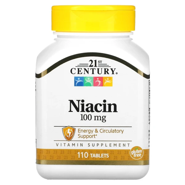 Ніацин 21st Century (Niacin) 100 мг 110 таблеток